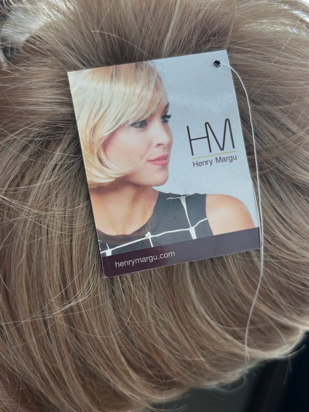 NWT Henry Margu Audrey 2430 Wig 14H Ash Blonde Layered Bob + Original Box